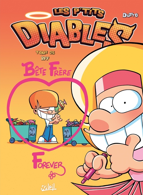 Couverture ebook de Les P'tits Diables T25 - Best Frère Forever, de Olivier Dutto