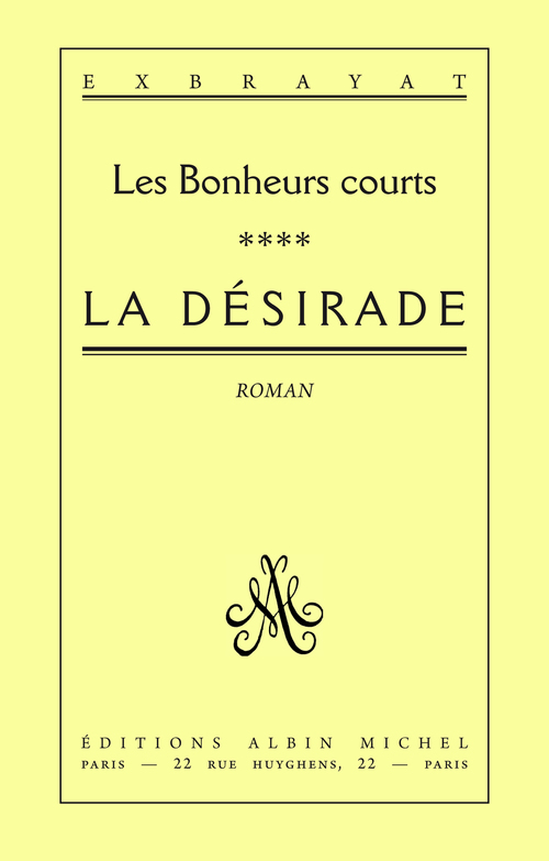 ebook cover of La Désirade, by Charles Exbrayat