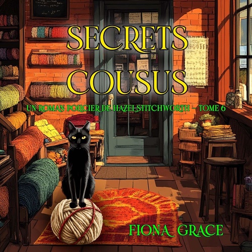 audiobook cover of Secrets cousus (Un roman policier de Hazel Stitchworth - tome 6), by Fiona Grace