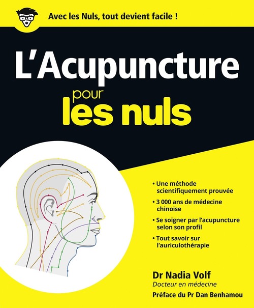 Couverture ebook de L'acupuncture pour les nuls, de Nadia Volf