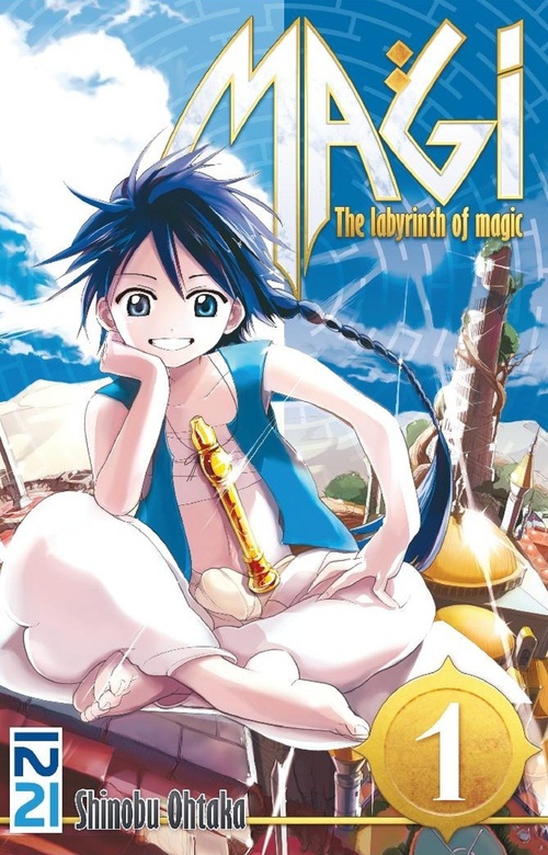 Couverture ebook de Magi - tome 01, de Shinobu Ohtaka
