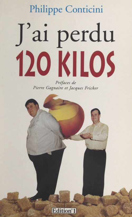 Couverture ebook de J'ai perdu 120 kilos, de Philippe Conticini