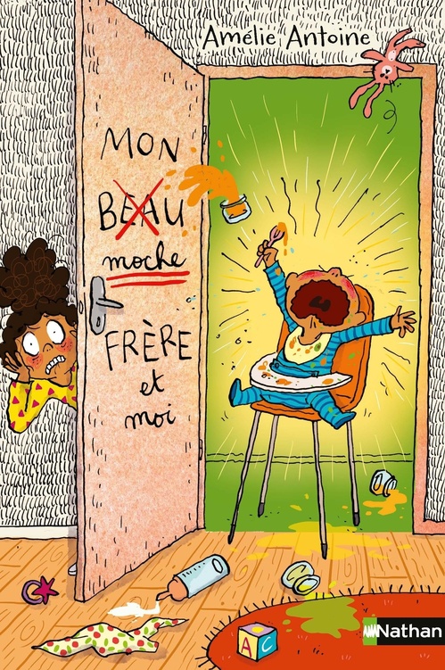Couverture ebook de Mon moche frère et moi, de Amélie Antoine