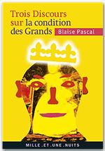 Couverture ebook de Trois discours sur les Grands, de Blaise Pascal