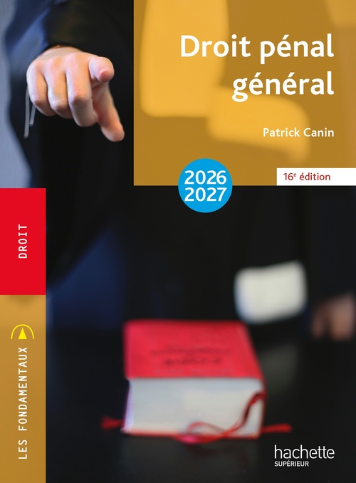 Couverture ebook de Les Fondamentaux - Droit pénal général 2026, de Patrick Canin