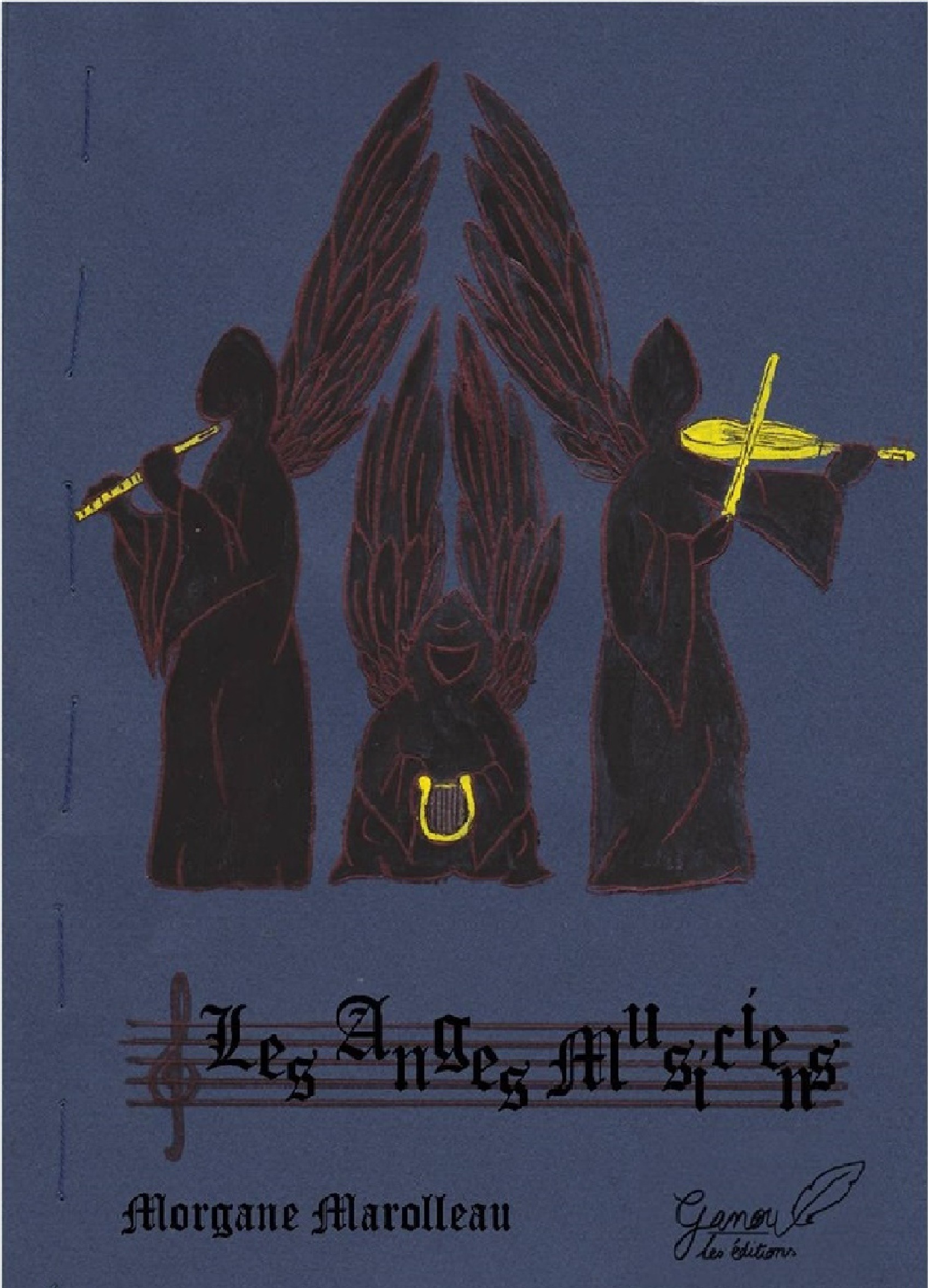Couverture ebook de Les Anges Musiciens, de Morgane Marolleau