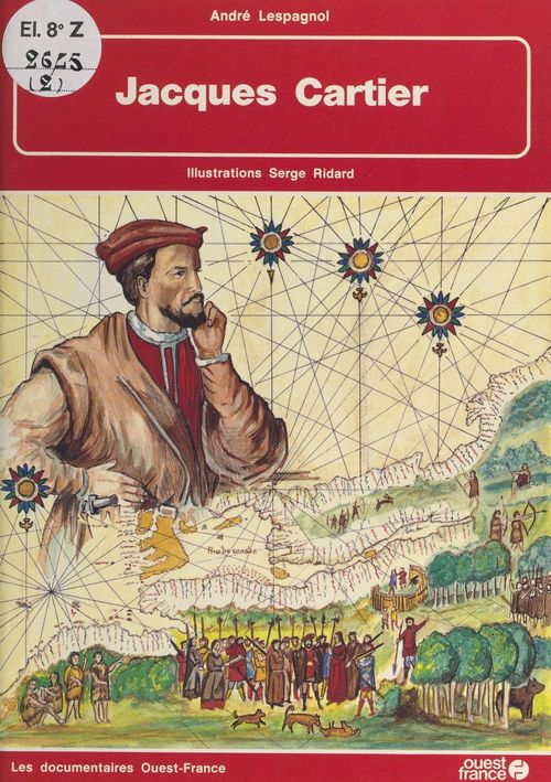 Couverture ebook de Jacques Cartier, de Andre Lespagnol