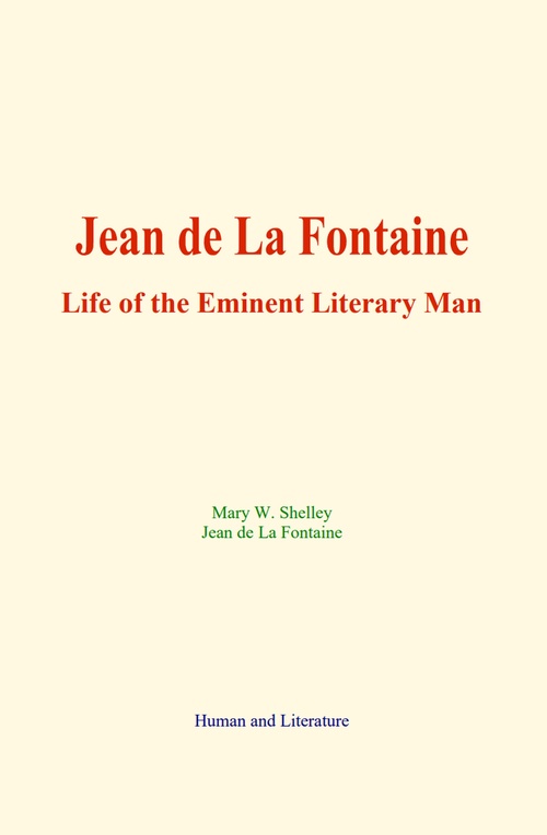 ebook cover of Jean de La Fontaine, by Jean De La Fontaine, Mary W. Shelley