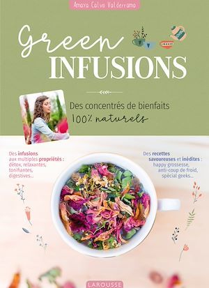Couverture ebook de Green Infusions, de Amaya Calvo Valderrama