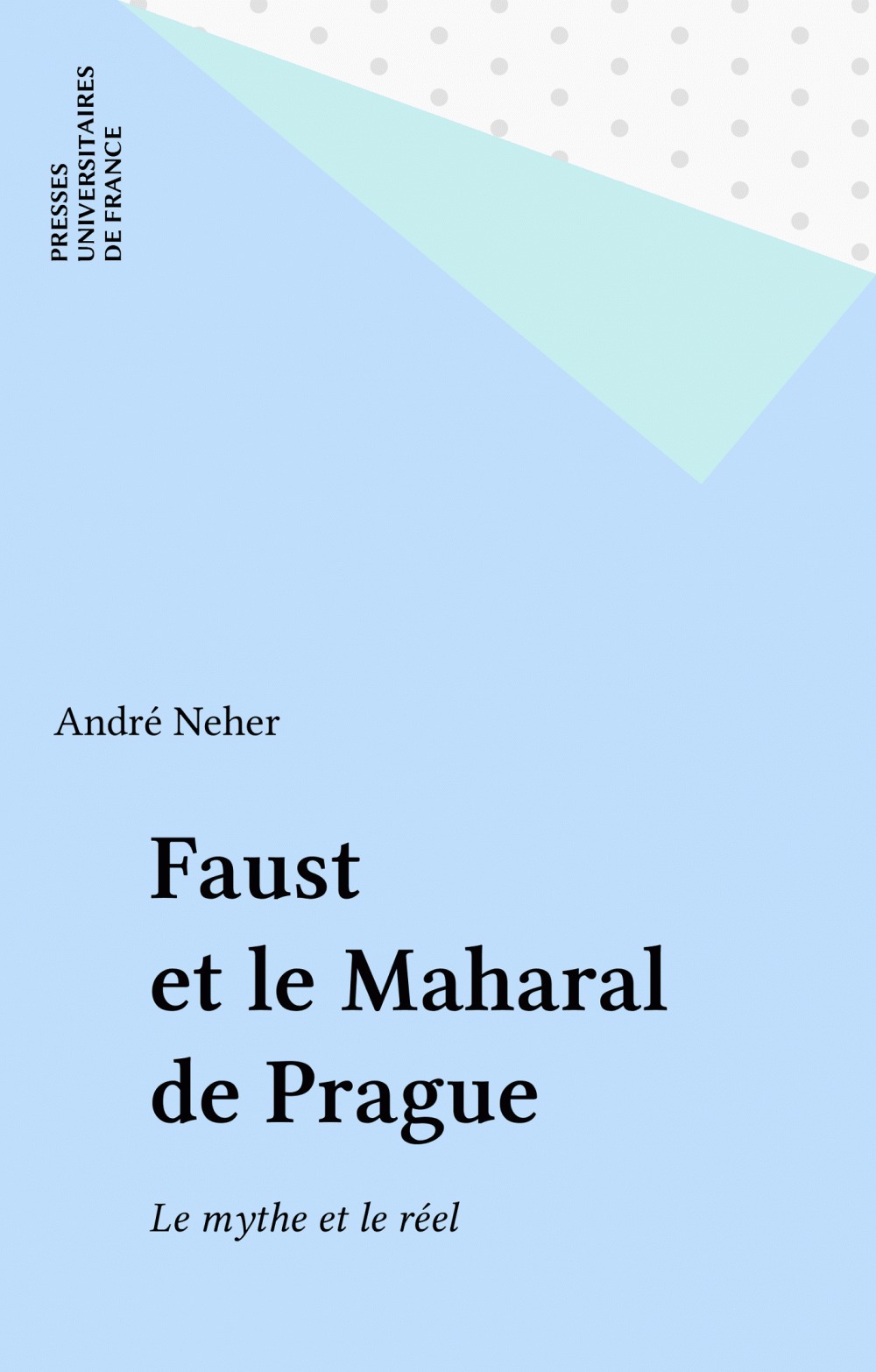 Couverture ebook de Faust et le Maharal de Prague, de André Neher