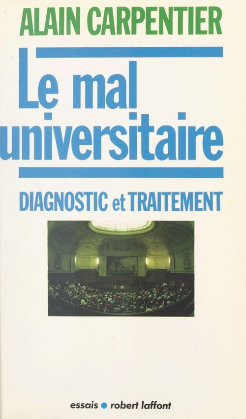 ebook cover of Le mal universitaire, by Alain Carpentier