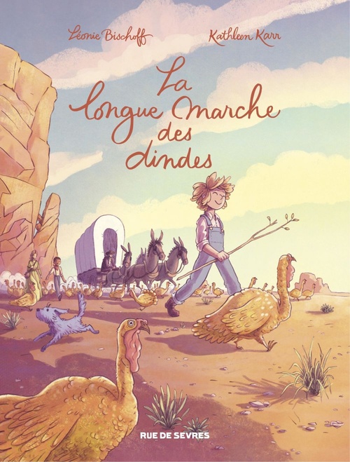 ebook cover of La longue marche des dindes, by Léonie Bischoff