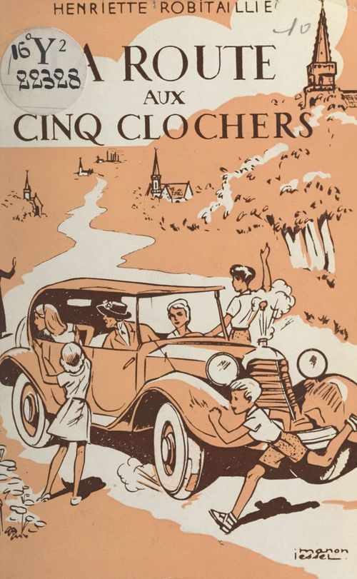 ebook cover of La route aux cinq clochers, by Henriette Robitaillie