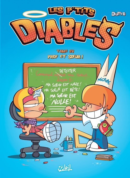 ebook cover of Les P'tits diables T24 - Prof et soeur !, by Olivier Dutto