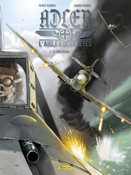 ebook cover of Adler, l'aigle à deux têtes - Tome 2 - Le choix du mal, by Patrice Buendia, Damien Andrieux