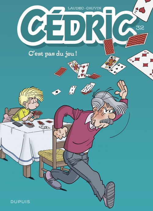 Couverture ebook de Cédric - Tome 32 - C'est pas du jeu !, de Raoul Cauvin, Laudec
