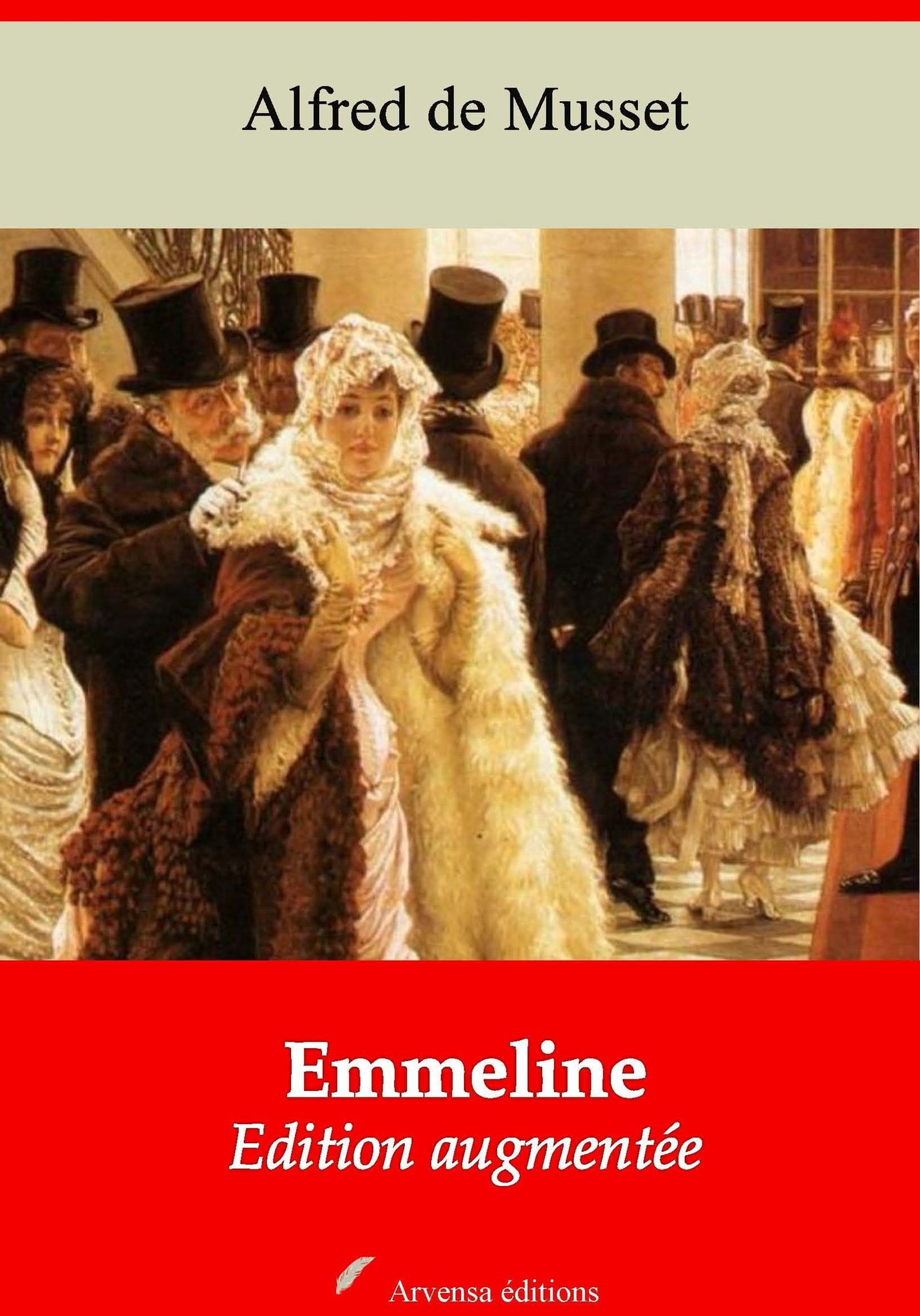 Couverture ebook de Emmeline - suivi d'annexes, de Alfred De Musset