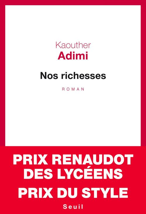 ebook cover of Nos richesses - Prix Renaudot des lycéens 2017, by Kaouther Adimi