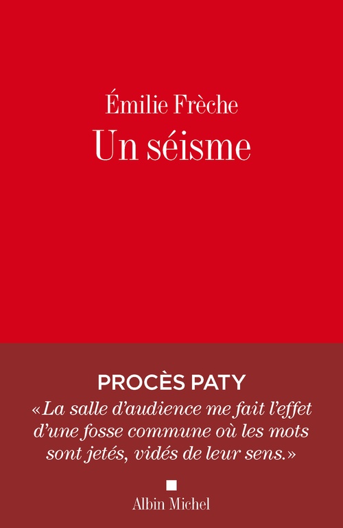 ebook cover of Un séisme, by Emilie Frèche
