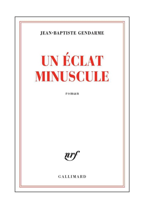 ebook cover of Un éclat minuscule, by Jean-baptiste Gendarme