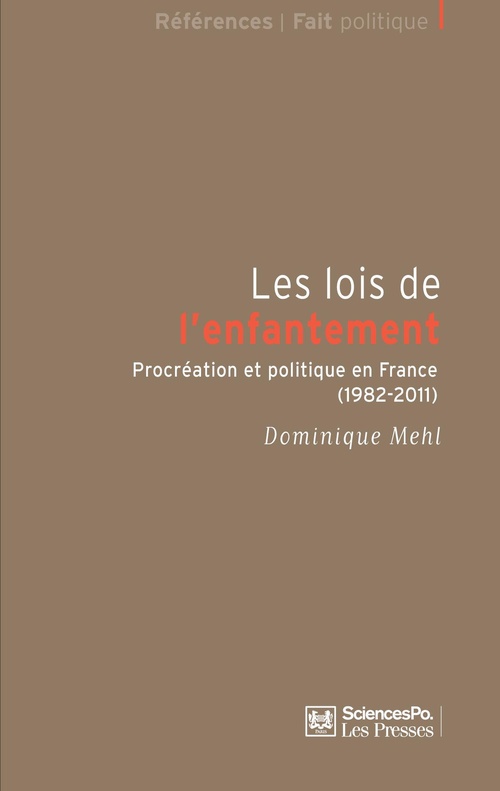 ebook cover of Les Lois de l'enfantement, by Dominique Mehl