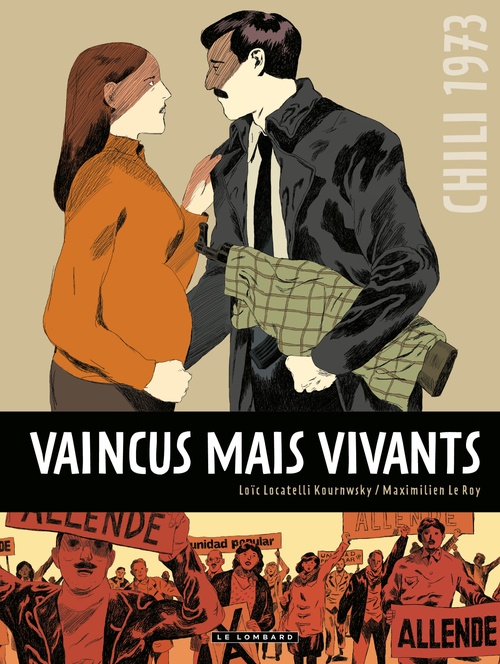 ebook cover of Vaincus mais vivants, by Maximilien Le roy, Loïc Locatelli kournwsky