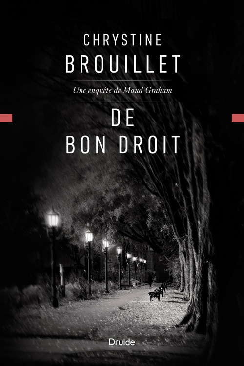 ebook cover of De bon droit, by Chrystine Brouillet