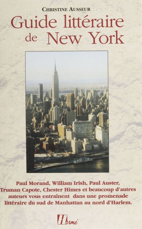 Couverture ebook de Guide littéraire de New York, de Christine Ausseur
