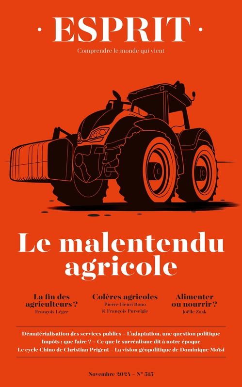 Couverture ebook de Esprit - Le malentendu agricole, de Collectif