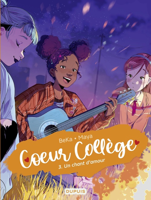 Couverture ebook de Coeur Collège - Tome 3 - Un chant d'amour, de BeKa