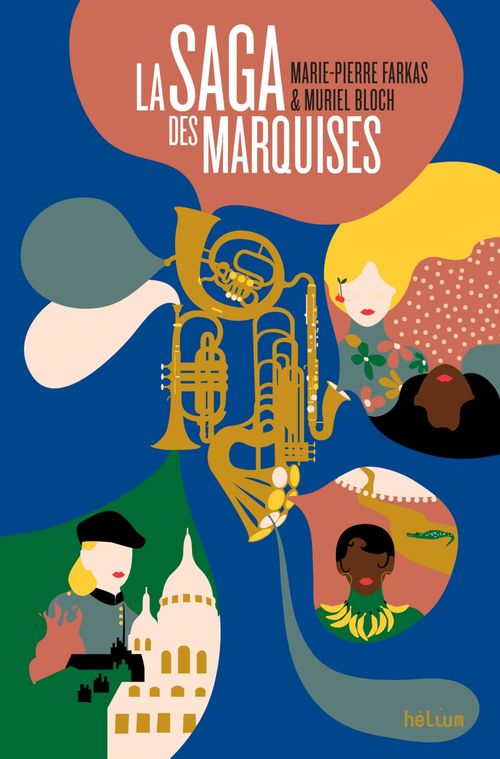 ebook cover of La Saga des Marquises, by Muriel Bloch, Marie-pierre Farkas