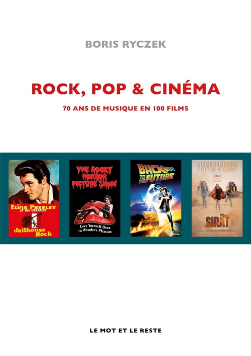 Couverture ebook de Rock, pop & cinéma, de Boris Ryczek