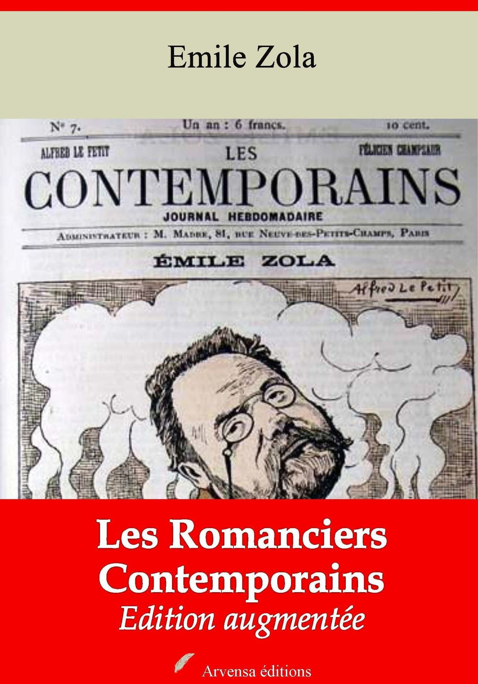 ebook cover of Les Romanciers Contemporains - suivi d'annexes, by Emile Zola