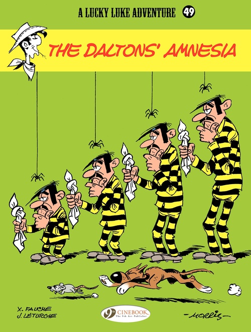 Couverture ebook de Lucky Luke - Volume 49 - The Dalton's amnesia, de Xavier Fauche, Jean Léturgie, Morris