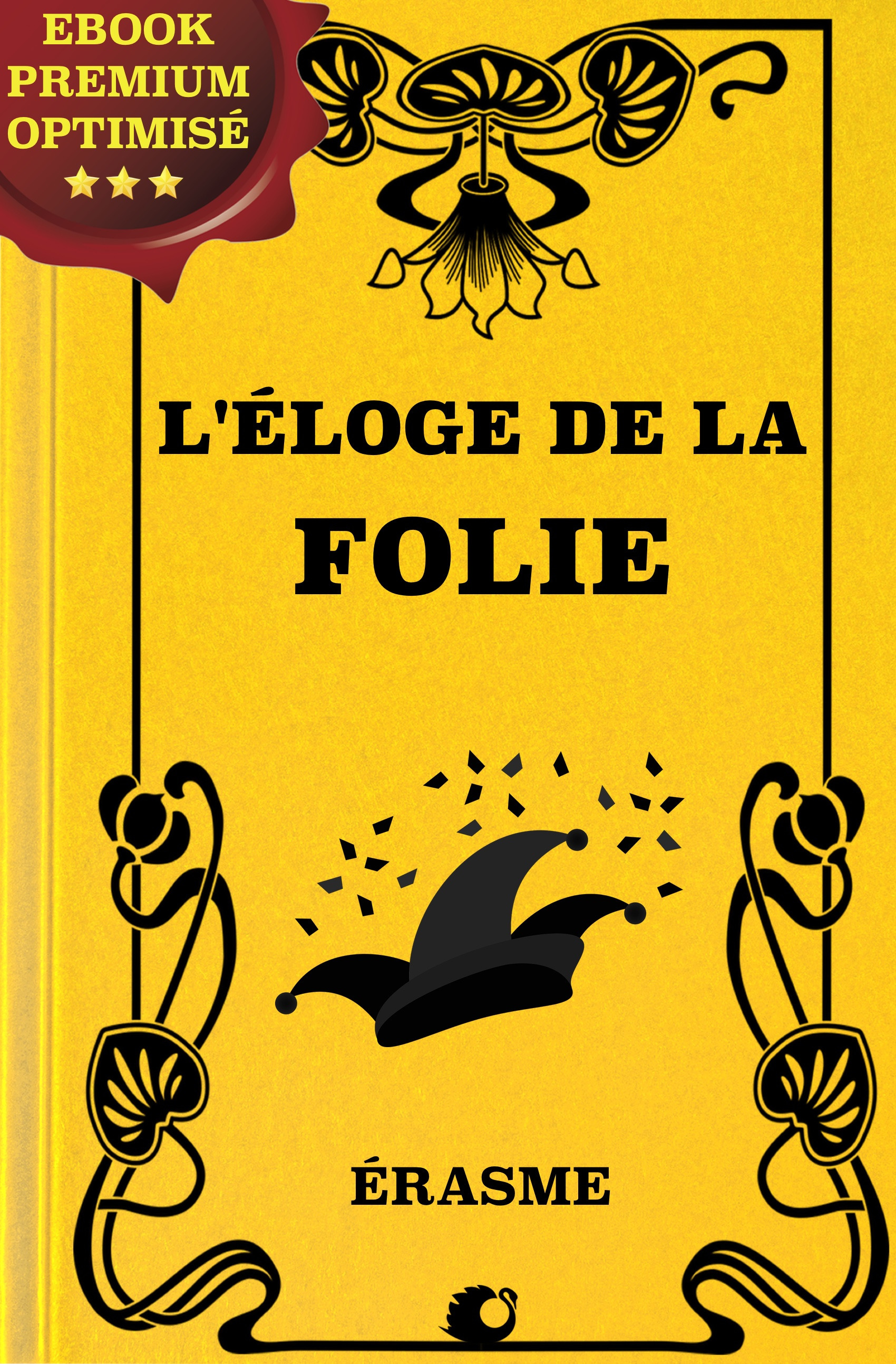 Couverture ebook de L'éloge de la Folie, de Erasme