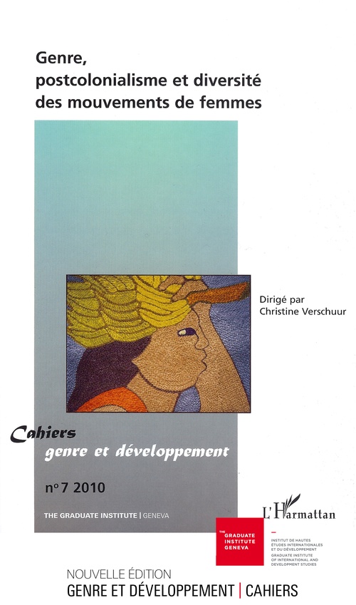 Couverture ebook de Genre, postcolonialisme et diversité de mouvements de femmes, de Christine Verschuur