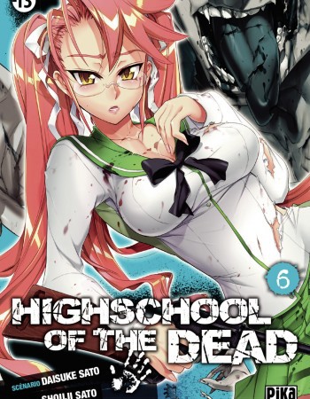 Couverture ebook de Highschool of the Dead T06, de Shouji Sato