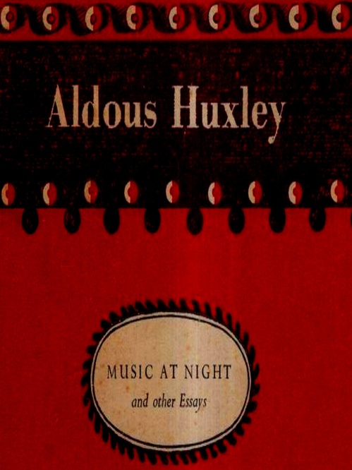 Couverture ebook de Music at Night and Other Essays, de Aldous Huxley