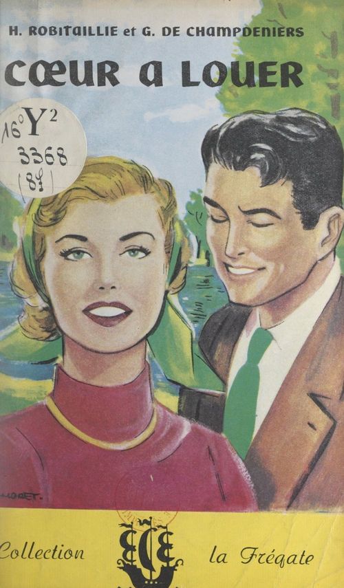 Couverture ebook de Coeur à louer, de Genevieve De Champdeniers, Henriette Robitaillie