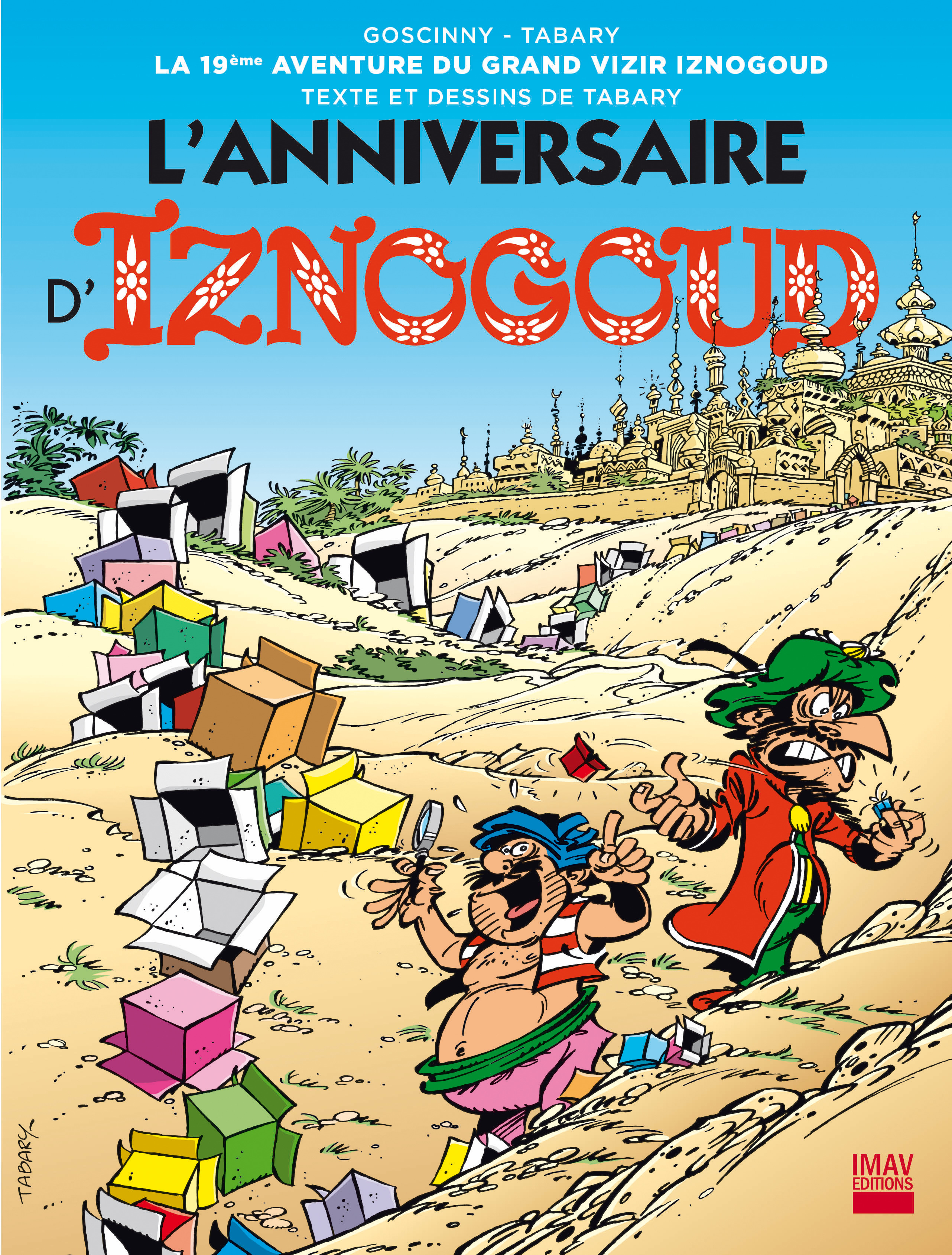 Couverture ebook de Iznogoud - tome 19 - L'anniversaire d'Iznogoud, de René Goscinny, Jean Tabary