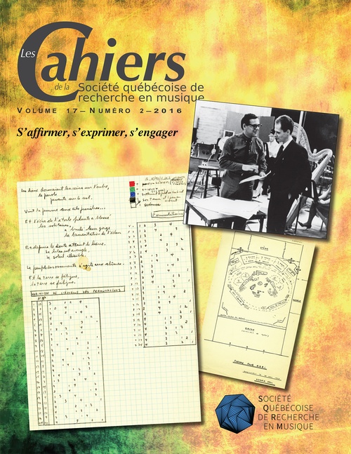 Couverture ebook de Les Cahiers de la Société québécoise de recherche en musique. Vol. 17 No. 2,  2016, de Carolyne Sumner, Etienne Kippelen, Jean, Louis Brouillette, Patrice Nicolas, Paul Bazin, Alexis Risler, Anthony Gregoire