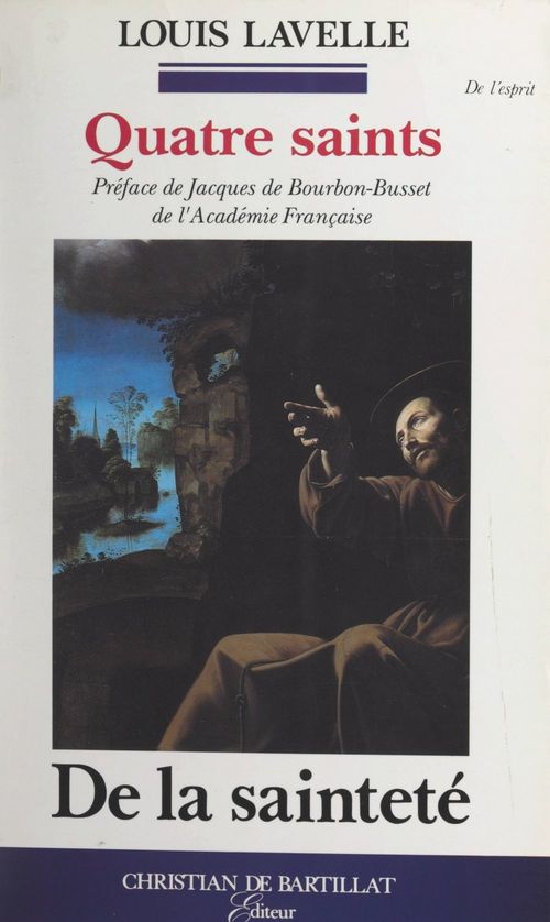 ebook cover of Quatre saints, by Louis Lavelle