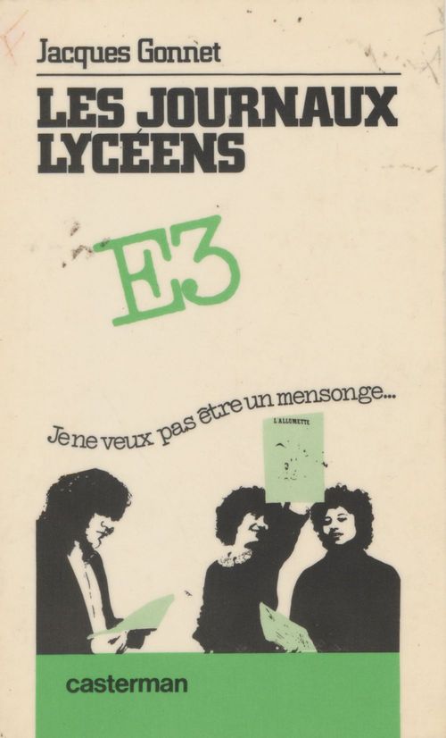 ebook cover of Les Journaux des lycéens, by Jacques Gonnet