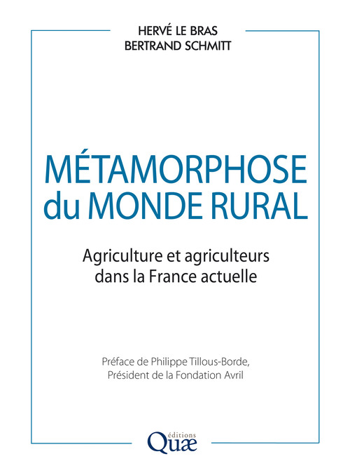 Couverture ebook de Métamorphose du monde rural, de Schmitt Bertrand, Hervé Le Bras