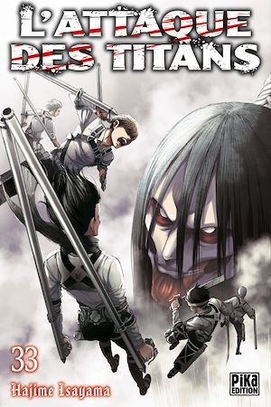 ebook cover of L'Attaque des Titans T33, by Hajime Isayama