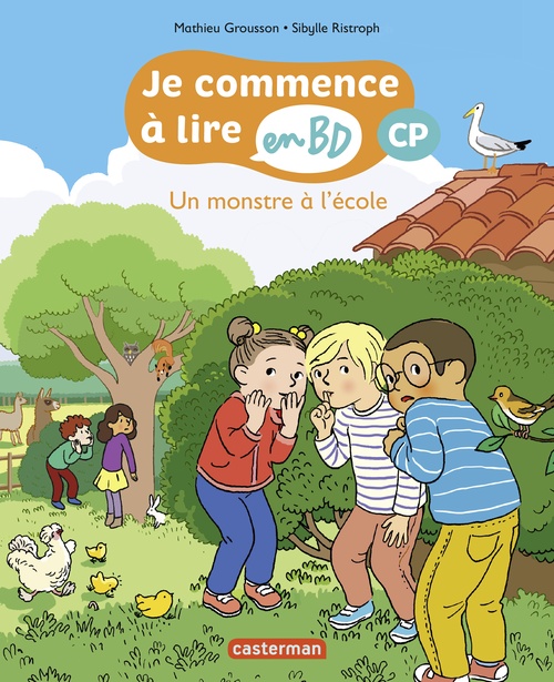 ebook cover of Un monstre à l'école, by Mathieu Grousson, Sibylle Ristroph