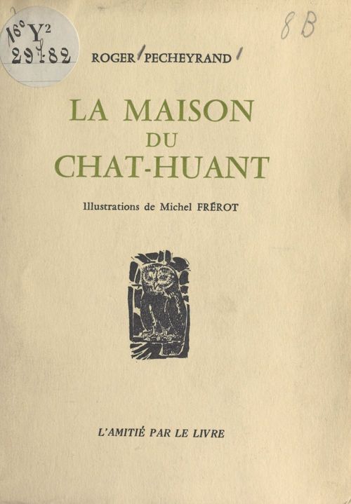 ebook cover of La maison du chat-huant, by Roger Pecheyrand
