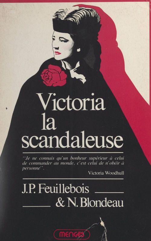 ebook cover of Victoria la scandaleuse, by Nicole Blondeau, Jean-Paul Feuillebois