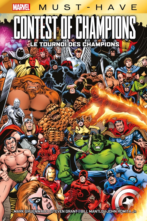 Couverture ebook de Best of Marvel (Must-Have) : Contest of Champions - Le Tournoi des Champions, de Mark Gruenwald, Steven Grant, Bill Mantlo