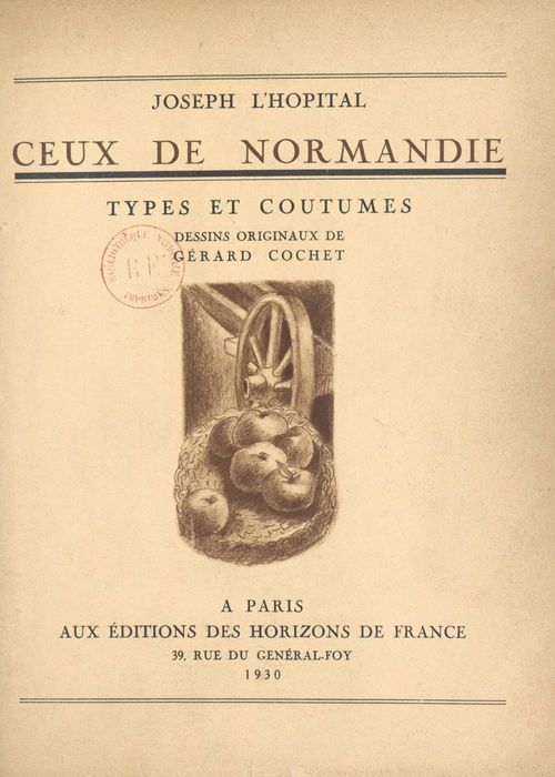 Couverture ebook de Ceux de Normandie, de Joseph L'Hopital